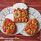 Пряники на Пасху Хохлома. Набор пряников. Пряничная студия Пион (peony-cookies). Интернет-магазин Ярмарка Мастеров.  Фото №2