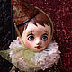 OOAK Art doll sad clown Louis, Boudoir doll, Moscow,  Фото №1