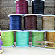 waxed cord. The thickness is 1 mm. ( Colors in stock). Cords. Merlin (Merlin-hat). Интернет-магазин Ярмарка Мастеров.  Фото №2