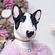 Retrato de juguete por fotografía Bull Terrier. Portrait Doll. artroombullibull. Интернет-магазин Ярмарка Мастеров.  Фото №2