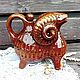 Винтаж: Штоф "Барашек". Васильковская майолика. СССР. Столовые приборы винтажные. Мария   ' Ретро-магия'. Ярмарка Мастеров.  Фото №4