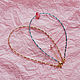 Чокер с агатом двухрядный. Чокер. Bijoux via joie. Ярмарка Мастеров.  Фото №10