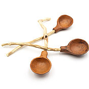 Посуда handmade. Livemaster - original item Ceramic spoon 