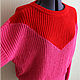 Свитер оверсайз "Лотос" из 100% мериноса. Свитеры. FAVORITE KNITWEAR (Наталья). Ярмарка Мастеров.  Фото №5