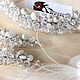Order Wedding band-tiara and earrings.  ' Crystal'. darina-lb. Livemaster. . Bridal Tiara Фото №3