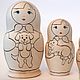 Matryoshka coloring 5 seats, 'True friends'. Dolls1. matrioska (mir-matrioshki). Online shopping on My Livemaster.  Фото №2