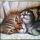 Order Picture of a cat and a kitten My baby 25*35 cm. Ermolaeva Olesya. Livemaster. . Pictures Фото №3