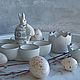 Пасхальный набор из гипса. Кухонные наборы. Olita Decor. Ярмарка Мастеров.  Фото №4