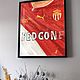 Постер AS Monaco 2004 - "FEDGONE". Плакаты и постеры. Isatonic art. Интернет-магазин Ярмарка Мастеров.  Фото №2