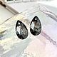 Подвески Swarovski 6106 Pear-Shaped Pendant, 22 мм. Silver Night. Кристаллы. Accessoria Фурнитура для бижутерии. Ярмарка Мастеров.  Фото №4