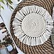 Салфетка подставка макраме. Подставка под горячее. Наталья (MACRAME FOR HYGGE). Интернет-магазин Ярмарка Мастеров.  Фото №2