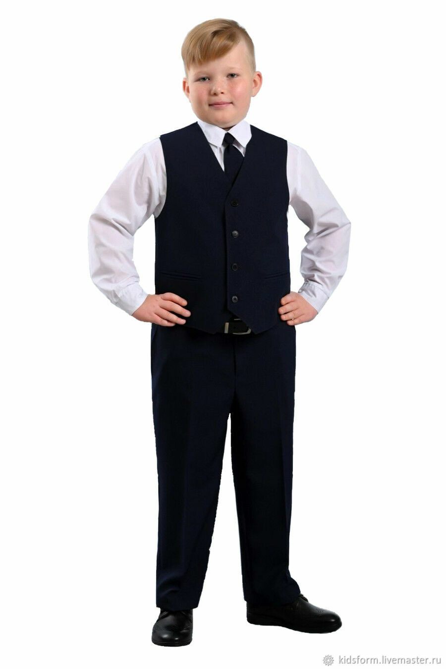 Школьные брюки для полного мальчика купить в интернет-магазине ЯрмаркаМастеров по цене 2300 ₽ – O2O0SRU