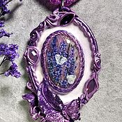 Украшения handmade. Livemaster - original item Pendant: Lavender. Handmade.