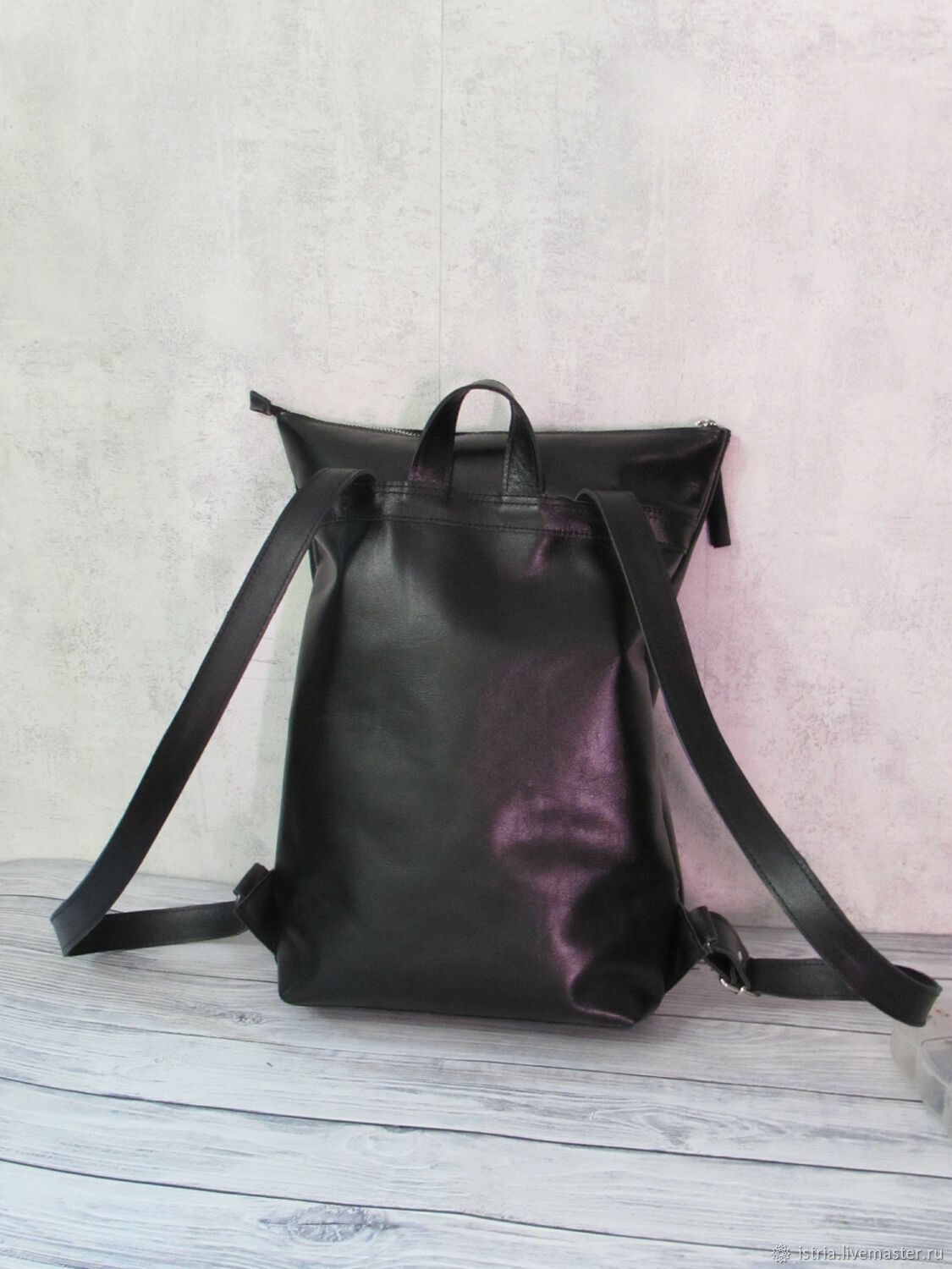 Рюкзак кожаный женский "Sunlight" черный" купить в интернет-магазине ...