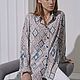 Рубашка из вискозы Италия. Рубашки. Knyazeva_pro_atelier. Ярмарка Мастеров.  Фото №6