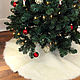 Fur tree skirt - Christmas tree Mat. Carpets. Mam Decor (  Dmitriy & Irina ). Online shopping on My Livemaster.  Фото №2