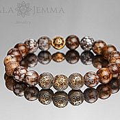 Украшения handmade. Livemaster - original item men`s opal bracelet men`s stone bracelet. Handmade.