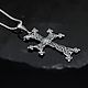 Cross male-female made of 925 sterling silver HH0074. Cross. Sunny Silver. My Livemaster. Фото №5