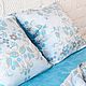 Turquoise Bedding set. Turquoise Linen Duvet Set. Bedding sets. Daria. Unique linen bedding sets. Online shopping on My Livemaster.  Фото №2