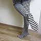 Striped stockings made of thick knitwear. Stockings. Gleamnight bespoke atelier. Online shopping on My Livemaster.  Фото №2