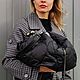 Чёрная сумка max mara Weekend стеганая тканевая сумка дутая стёжка. Классическая сумка. СУМКИ  РИДИКЮЛИ  СОЛОХИ  ОБОДКИ. Ярмарка Мастеров.  Фото №6