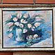 "Тюльпаны и фрукты"- нежный натюрморт текстурная картина, Картины, Москва,  Фото №1