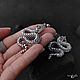 Серьги Королевская змея из японского бисера. Серьги-пусеты. Soulleyla - Оттенки бисера. Ярмарка Мастеров.  Фото №6