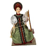 Интерьерная кукла ручной работы из коллекции Светский исторический кос
