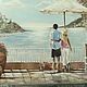 Картина маслом « У самого синего моря .». Картины. Olya (dreamland-oz). Интернет-магазин Ярмарка Мастеров.  Фото №2
