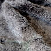 Материалы для творчества handmade. Livemaster - original item Natural fur - Toscana gray-brown (stripe) with gray hair. Handmade.