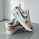 Кастомные кроссовки Nike Air Force унисекс ручная роспись сладости. Кроссовки. O-Go-Art.Кастомизация одежды и обуви. Ярмарка Мастеров.  Фото №8