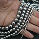 Заказать Бусины гематит шар 3 мм серебро. Niakrise beads. Ярмарка Мастеров. . Бусины Фото №3