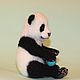 Order felt panda'hime'. Anna Petinati- Live toys handmade. Livemaster. . Felted Toy Фото №3