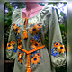 Women's embroidered shirt 'Podsolnushki ', Dresses, Slavyansk-on-Kuban,  Фото №1