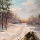 The painting 'Winter life', Pictures, Moscow,  Фото №1