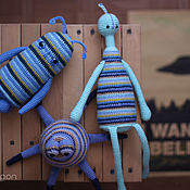 Куклы и игрушки handmade. Livemaster - original item Crochet Amigurumi toys Aliens. Handmade.