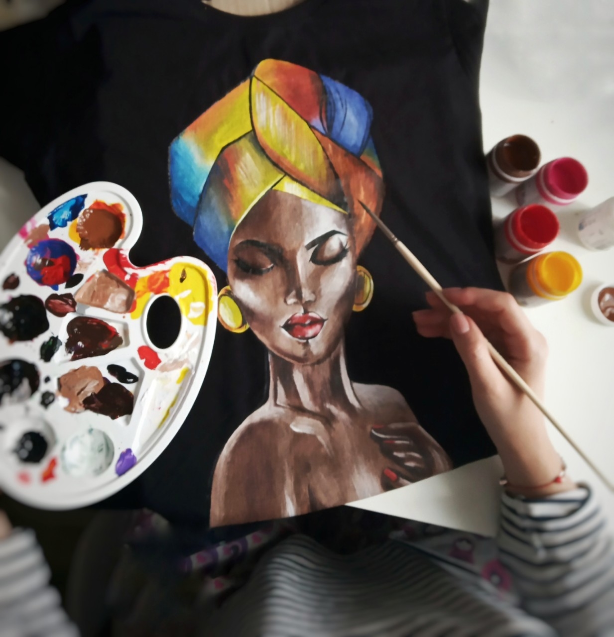 Рисую Африканку :)
