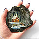 Winter landscape of Magnet stone Jasper Souvenirs of Altai. Magnets. Souvenirs from a stone (yashmamagnit). My Livemaster. Фото №6