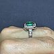Резерв! 17.5 Кольцо с турмалином ИЗУМРУД 4.60 ct. Кольца. Елена. Ярмарка Мастеров.  Фото №7