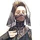 Дизайнерская маска для викторианской барышни, подарок для  незнакомки, Карнавальные маски, Екатеринбург,  Фото №1