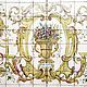 Tiles and tiles: Apron for the Baroque kitchen. Tile. Flera Daminova Rospis farfora. (artflera). Ярмарка Мастеров.  Фото №4