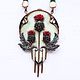 Necklace 'Carduus' art Deco, Thistle, modern, Necklace, Vladimir,  Фото №1