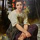 Картина "Девочка на камне". Архипов А.В. Картины. Домашний очаг. Ярмарка Мастеров.  Фото №7