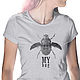 Order My Bug T-Shirt. decades. Livemaster. . T-shirts and undershirts for men Фото №3