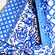 Set of towels 'Gzhel on white' 3 pieces matting, Towels, Moscow,  Фото №1