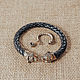 Bracelet 'pit Bull' bronze. Braided bracelet. Belogor.store (belogorstore). Online shopping on My Livemaster.  Фото №2