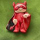 Винтаж: CARLTON CARDS LAPEL RED DEVIL HALLOWEEN. Брошь. KoBh05B4, Броши винтажные, Санкт-Петербург,  Фото №1
