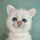 White kitten. Realistic mobile toy. Stuffed Toys. Marina Eretnova. My Livemaster. Фото №6