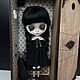 Заказать Кукла Блайз Wednesday Addams. Dolls Katti. Ярмарка Мастеров. . Кукла Кастом Фото №3