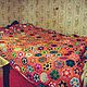 Плед "Цветы". Пледы. Sweeter Handmade. Ярмарка Мастеров.  Фото №4